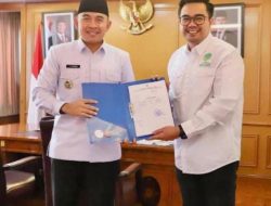 Dua Jalan Desa Jadi Prioritas Bupati Tala, Rahmat Trianto Audiensi dengan Wamenhut