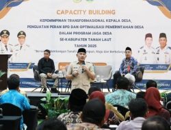 Bupati Tala Dorong Kepala Desa Miliki Kapasitas dan Kualitas Unggul Hadapi Tantangan Zaman