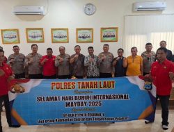 Kapolres dan Buruh Satu Meja: Semangat Baru May Day 2025 di Pelaihari
