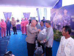 Polda Kalsel Salurkan 170.000 Bibit Ikan Nila dan Keramba untuk Pembudidaya di Desa Bagus Batola
