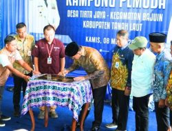 Kampung Pemuda Tirtajaya Diresmikan Bupati Tanah Laut, Jadi Role Model Nasional