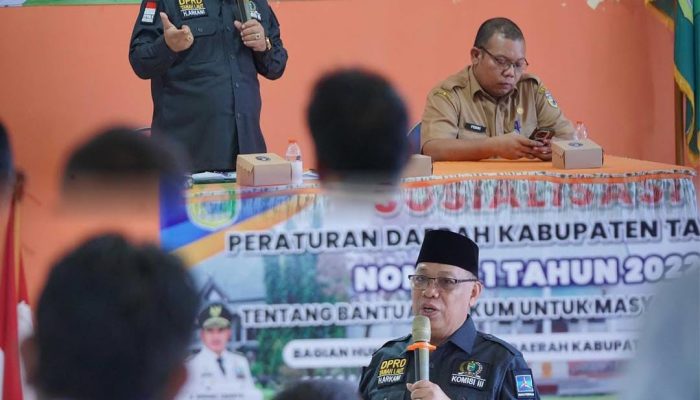 Anggota DPRD Tanah Laut Jadi Narasumber Bahas Bantuan Hukum untuk Masyarakat Miskin