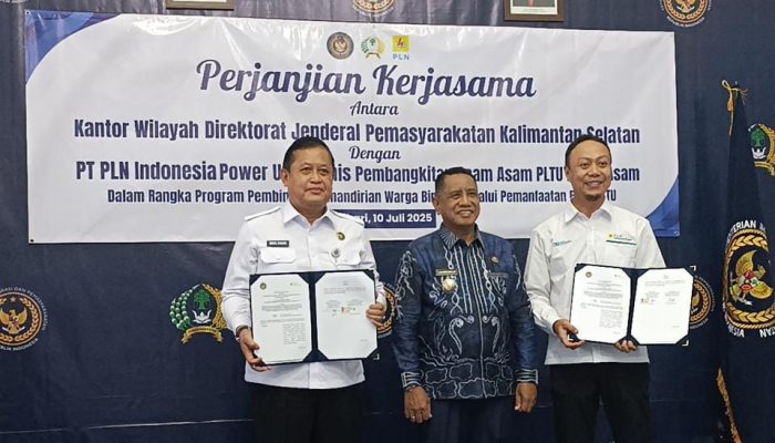 PLN Asam-Asam dan Rutan Pelaihari Kolaborasi Ubah Limbah Jadi Peluang Emas