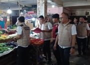 Satgas Pangan Polda Kalsel Sidak Pasar Ahad, Pastikan Harga dan Stok Bapokting Aman