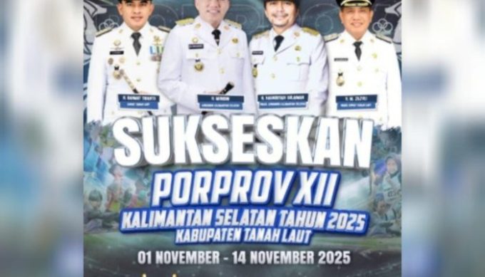 Sambut Porprov XII 2025, Obor Api Olahraga Kalsel Bakal Keliling 13 Kabupaten/Kota