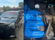 Polsek Takisung Gerebek Mobil Pembawa Solar Ilegal, 336 Liter BBM Disita!