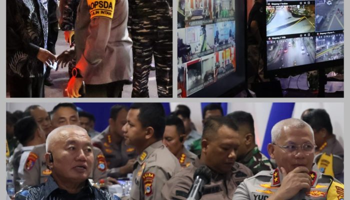 Malam Tahun Baru 2026 Kondusif, Gubernur Kalsel dan Kapolda Ikuti Pemantauan Nasional Bersama Kapolri