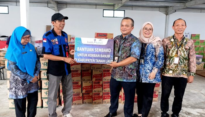 Dinsos Tala Perkuat Respons Banjir, Terima Dukungan Logistik dari UPZ Bank Kalsel