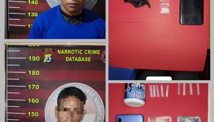 Satresnarkoba Polres Tala Bongkar Peredaran Sabu di Tambang Ulang, Dua Pria Diamankan