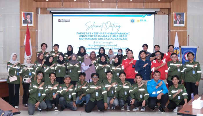 Tak Sekadar Teori, Mahasiswa FKM UNISKA Serap Budaya K3 di Pembangkit PLN