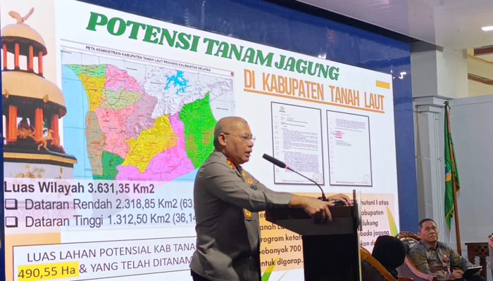 Kapolda Kalsel Dorong Tanah Laut Bangkit sebagai Sentra Jagung Menuju Indonesia Emas 2045