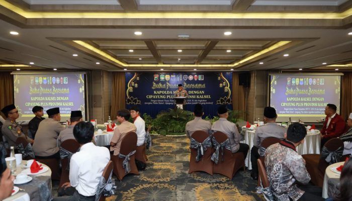 Buka Puasa Bersama Cipayung Plus, Kapolda Kalsel Ajak Mahasiswa Jaga Stabilitas Daerah
