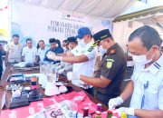 Kejari Tala Eksekusi Tuntas 104 Perkara, Sabu dan Senpi Dimusnahkan