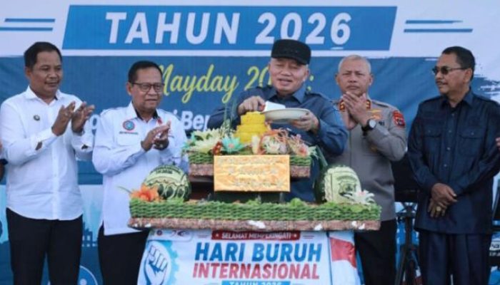 Gubernur Kalsel H. Muhidin di Tengah Buruh, May Day 2026 Penuh Kepedulian dan Aspirasi